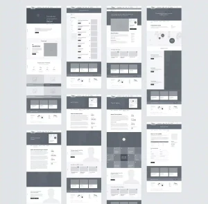 Contoh Wireframe website