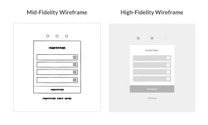 Wireframe High fidelity