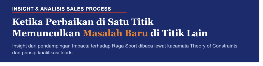 Kenapa Closing Rate Turun Meski Leads Naik? 